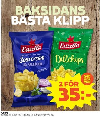 Coop Extra Chips erbjuda