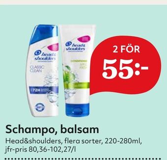 Hemköp Schampo, balsam erbjuda