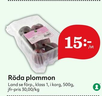 Hemköp Röda plommon erbjuda