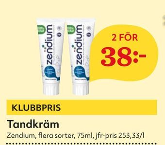 Hemköp Tandkräm erbjuda