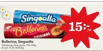 Hemköp Ballerina, singoalla erbjuda