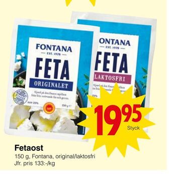 Matöppet Fetaost erbjuda