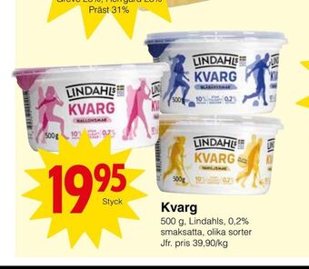 Matöppet Kvarg erbjuda