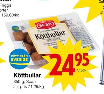 Matöppet Köttbullar erbjuda