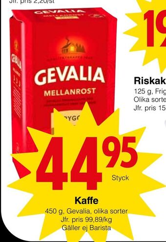Matöppet Kaffe erbjuda