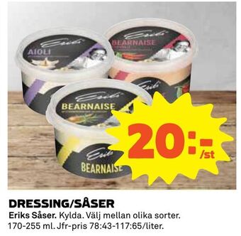 Coop Konsum Dressing/såser erbjuda