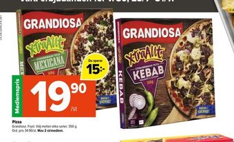 Coop Extra Pizza erbjuda