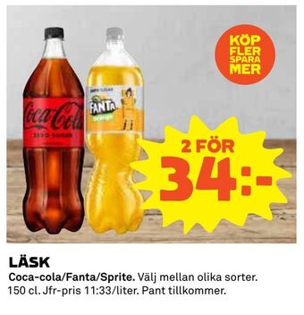 Coop Daglivs Läsk erbjuda