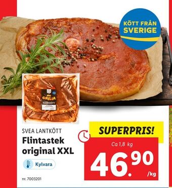 Lidl Flintastek erbjuda