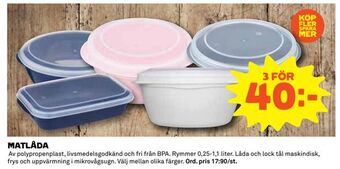 Coop Daglivs Matlåda erbjuda