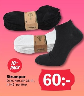 DollarStore Strumpor erbjuda