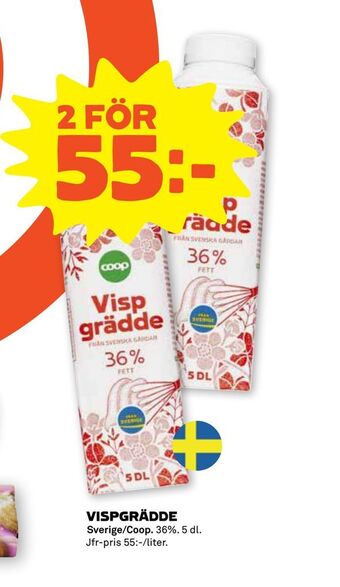 Stora Coop Vispgrädde erbjuda