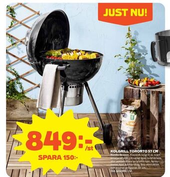 Stora Coop Kolgrill toronto 57 cm erbjuda