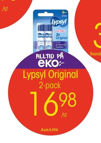 EKO Lypsyl original erbjuda