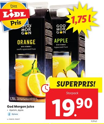 Lidl God morgon juice erbjuda
