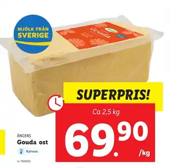 Lidl ÄNGENS gouda ost erbjuda