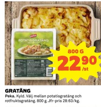 Coop Peka potatisgratäng erbjuda