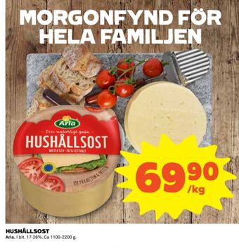 Coop Arla hushållsost erbjuda