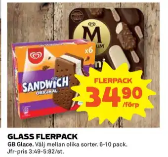Coop Gb magnum glasspinnar erbjuda