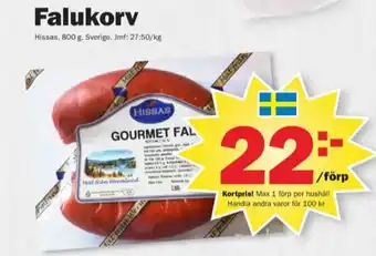 Pekås Scan falukorv erbjuda