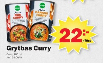 Pekås Coop grytbaser erbjuda