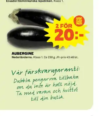 Stora Coop Majesty aubergine erbjuda