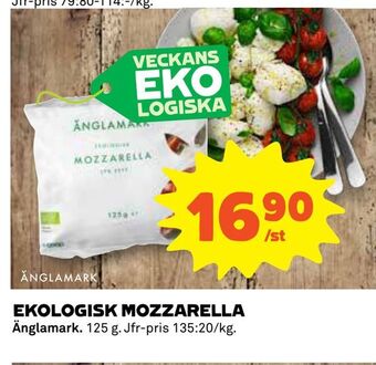 Coop Ekologisk mozzarella erbjuda
