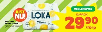 Coop Kolsyrat vatten 12-pack erbjuda