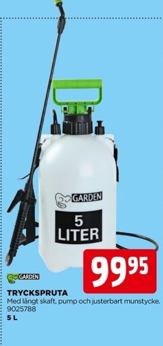 Jem&Fix Garden tryckspruta erbjuda