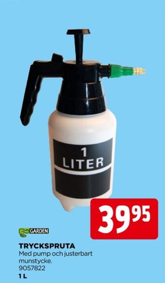 Jem&Fix Garden tryckspruta erbjuda