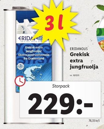 Lidl Grekisk Extra Jungfruolja erbjuda