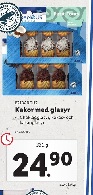 Lidl Kakor Med Glasyr erbjuda