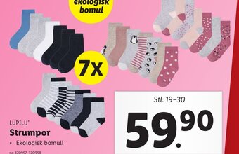 Lidl Strumpor erbjuda