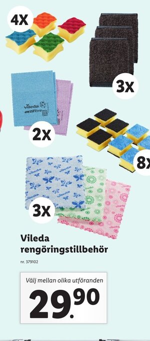 Lidl Vileda Rengöringstillbehör erbjuda