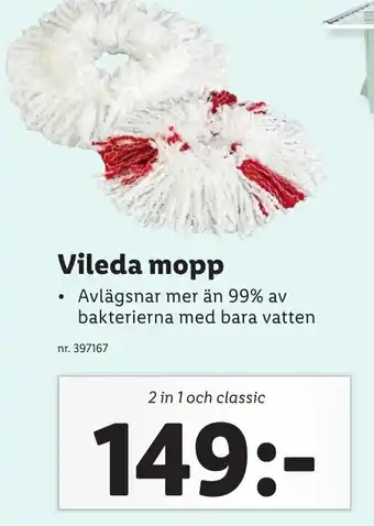 Lidl Vileda Mopp erbjuda