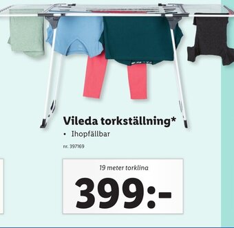 Lidl Vileda torkställning erbjuda