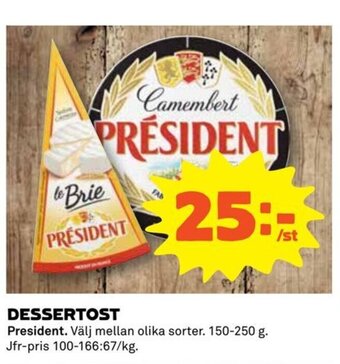 Coop Daglivs Dessertost erbjuda