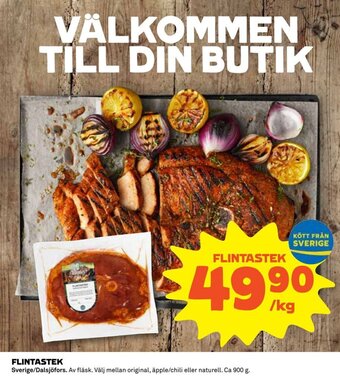 Coop Daglivs Flintastek erbjuda