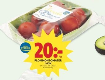 ICA Kvantum Plommontomater I Ask erbjuda