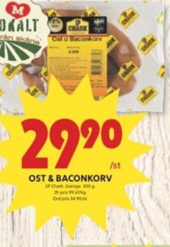 ICA Kvantum Ost & Baconkorv erbjuda