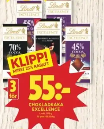 ICA Kvantum Chokladkaka Excellence erbjuda