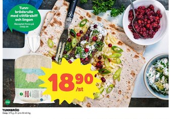 Coop Tunnbröd erbjuda