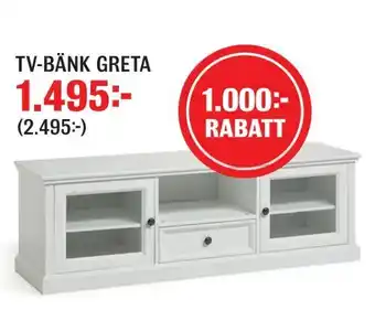 Mio Tv-bänk greta erbjuda