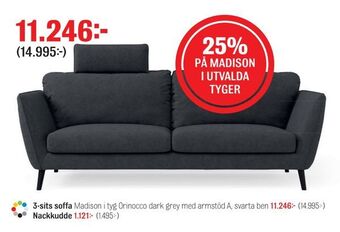 Mio 3-sits soffa erbjuda
