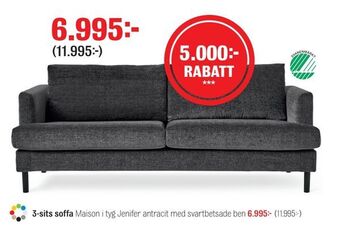 Mio 3-sits soffa erbjuda