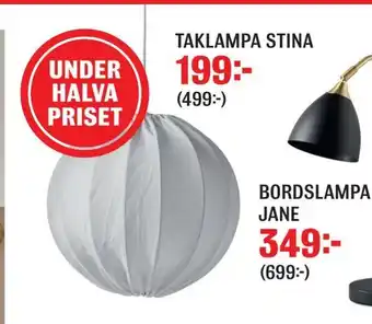 Taklampa stina