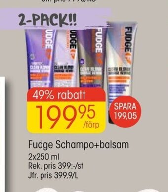 EKO Fudge Schampo+ Balsam erbjuda