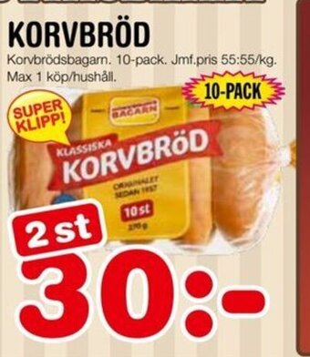 Nya Pulsen Korvbröd erbjuda