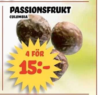 Nelins Passionsfrukt erbjuda