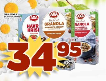 Nya Pulsen Granola erbjuda